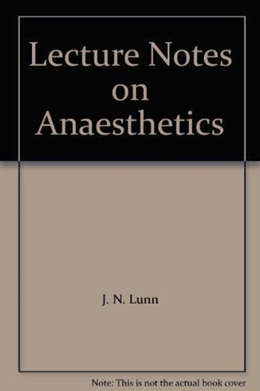 resm Lecture Notes On Anaesthetics 4e