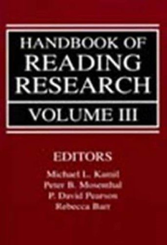 resm Handbook of Reading Research Volume III