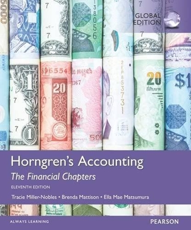 Resim Horngren's Accounting, the Financial Chapters 11e Access Card with e-text