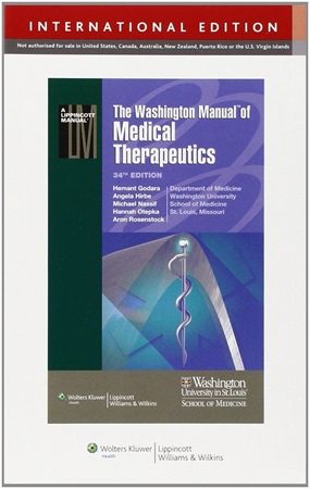 Resim The Washington Manual Of Medical Therapeutics 34e