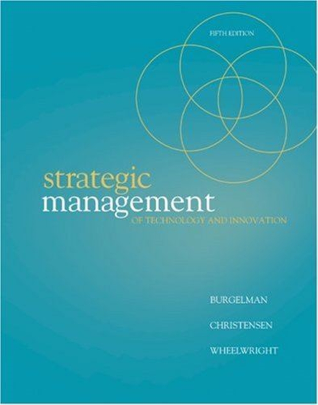 resm Strategic Management of Technology and Innovation 5e
