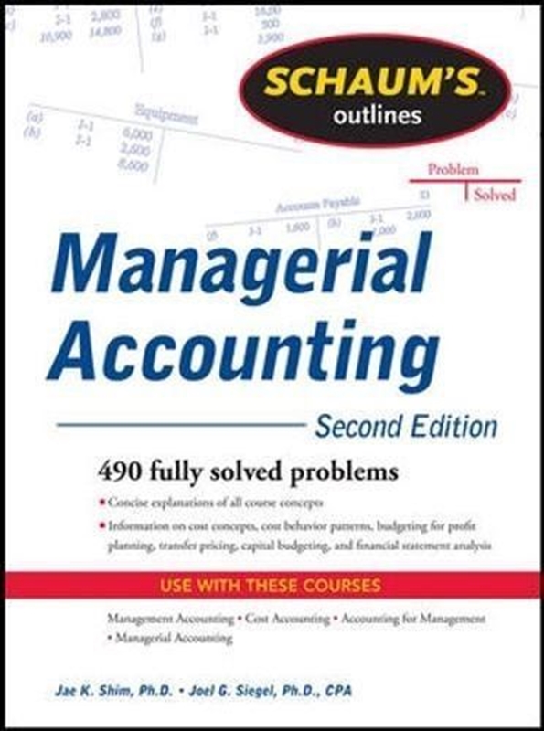 resm Schaum's Outline of Managerial Accounting 2e