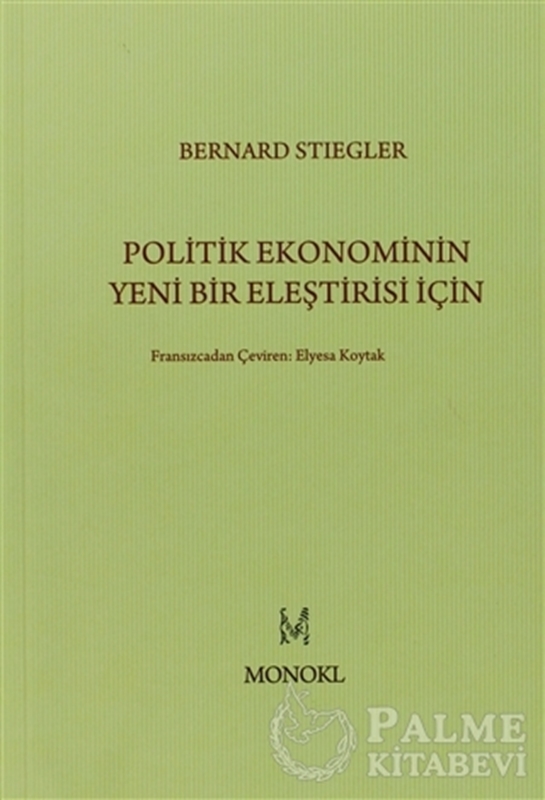 resm Politik Ekonominin Yeni Bir Eleştirisi İçin