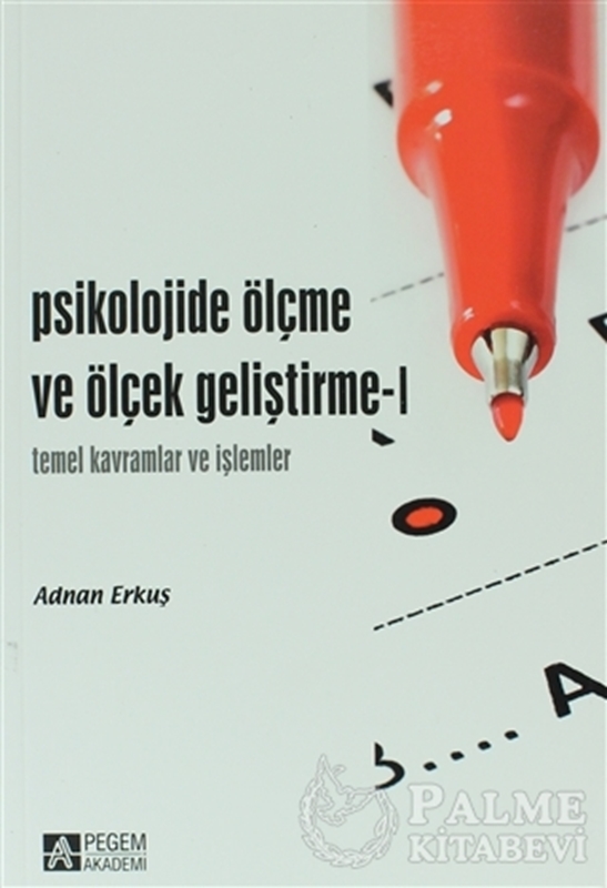 resm Psikolojide Ölçme ve Ölçek Geliştirme - 1
