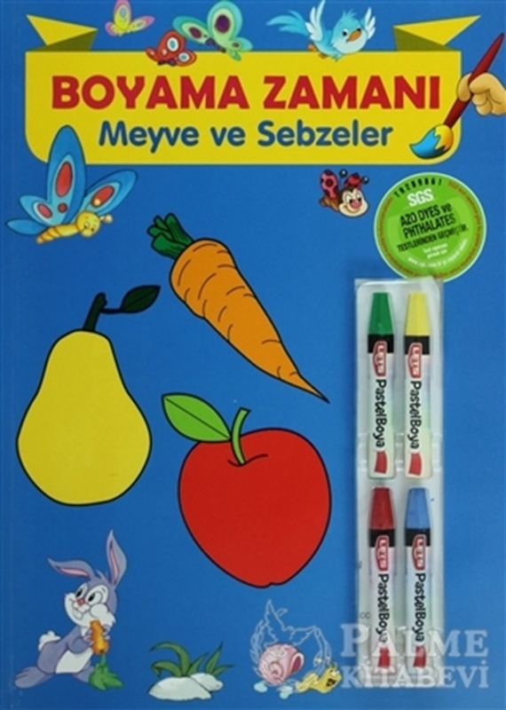 resm Boyama Zamanı: Meyve ve Sebzeler