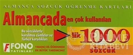 Resim Almancada İlk 1000 Sözcük Kartları