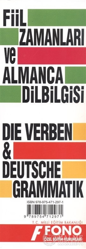 resm Almanca Fiil Zamanları ve Dilbilgisi Tablosu