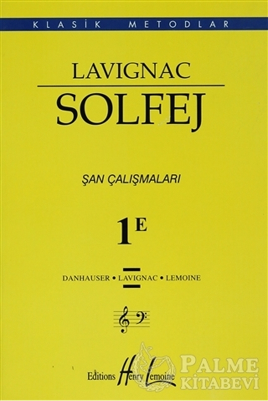 resm Lavignac Solfej 1E (Küçük Boy)