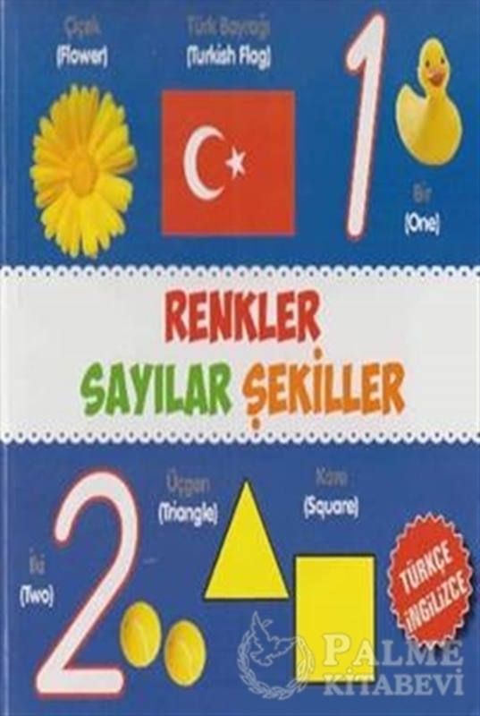 resm Renkler - Sayılar - Şekiller / Türkçe-İngilizce