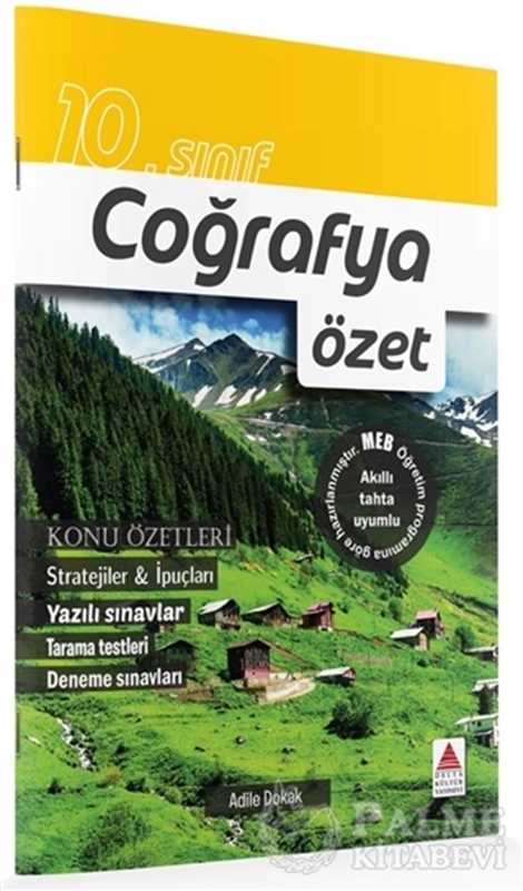resm Delta Kültür Yayınevi 10. Sınıf Coğrafya Konu Özeti