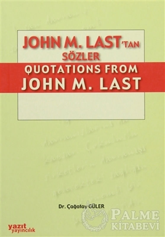 resm John M. Last'tan Sözler / Quotations From John M. Last