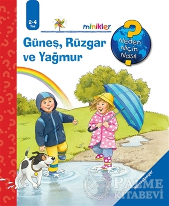 resm Ravensburger Minikler - Güneş Rüzgar ve Yağmur