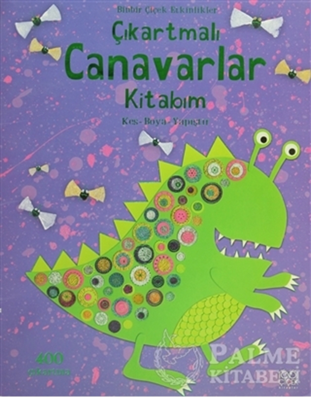 resm Çıkartmalı Canavarlar Kitabım