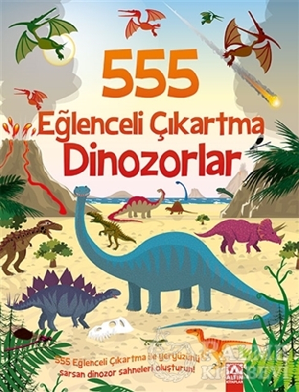 resm 555 Eğlenceli Çıkartma - Dinozorlar