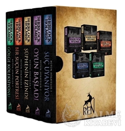 Resim Sherlock Holmes - Bütün Hikayeler (5 Kitaplık Kutulu Set)