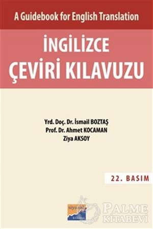 Resim A Guidebook For English Translation İngilizce Çeviri Kılavuzu - Cevap Anahtarı