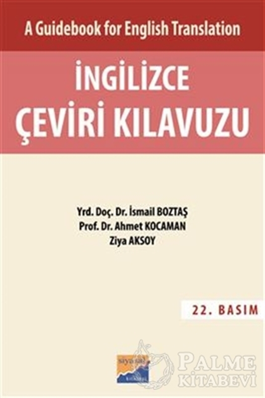 resm A Guidebook For English Translation İngilizce Çeviri Kılavuzu - Cevap Anahtarı