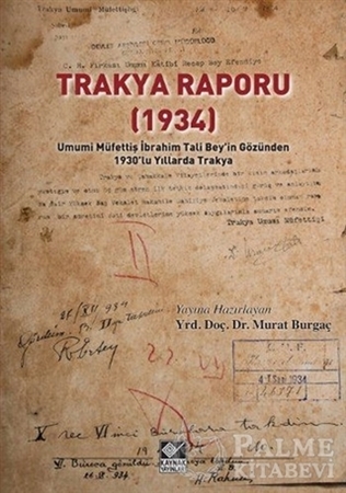 Resim Trakya Raporu 1934
