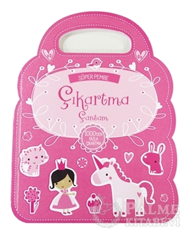 resm Süper Pembe Çıkartma Çantam