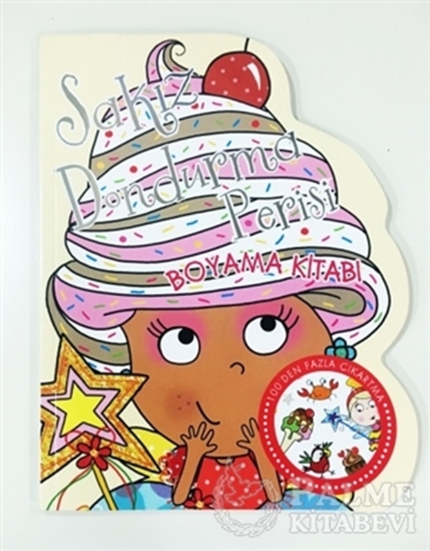 resm Sakız Dondurma Perisi Boyama Kitabı