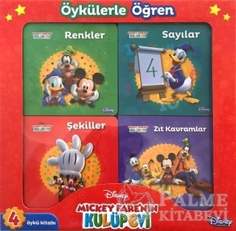 resm Mickey Fare’nin Kulüpevi Öykülerle Öğren (4Kitap)