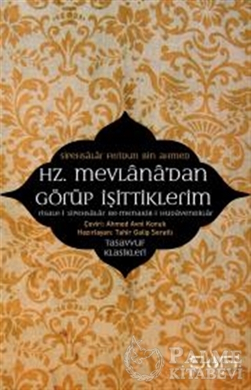 resm Hz. Mevlana'dan Görüp İşittiklerim