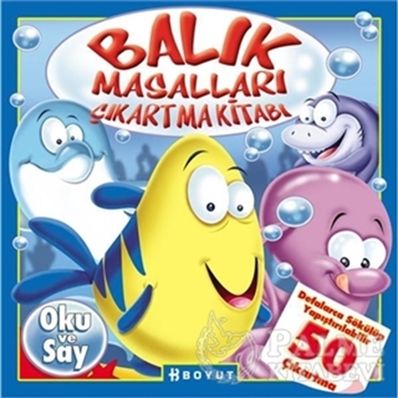 Resim Balık Masalları Çıkartma Kitabı