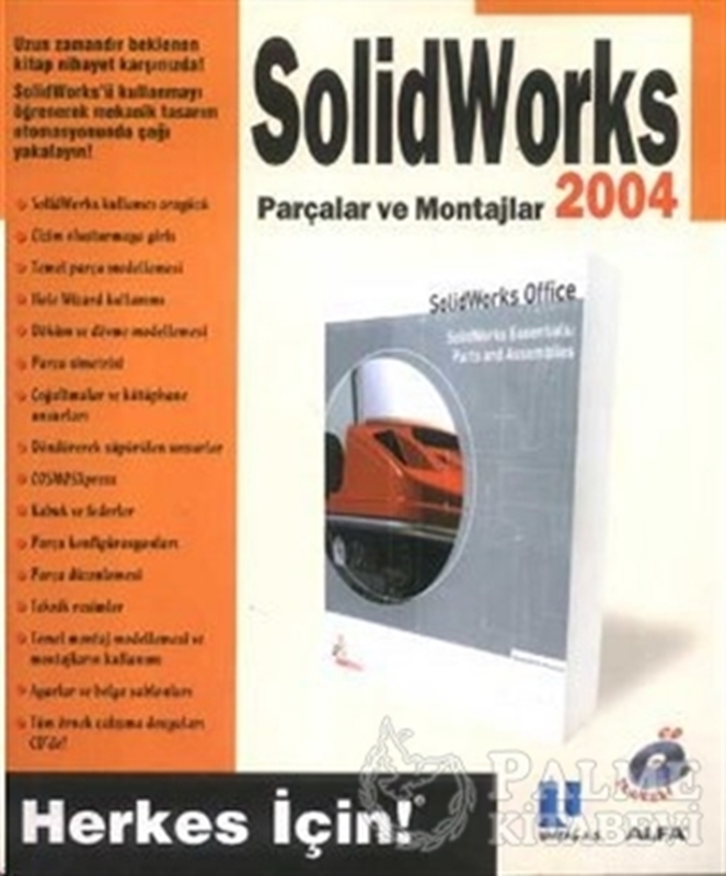 resm SolidWorks 2004 Parçalar ve Montajlar - CD İlaveli