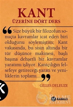 Resim Kant Üzerine Dört Ders
