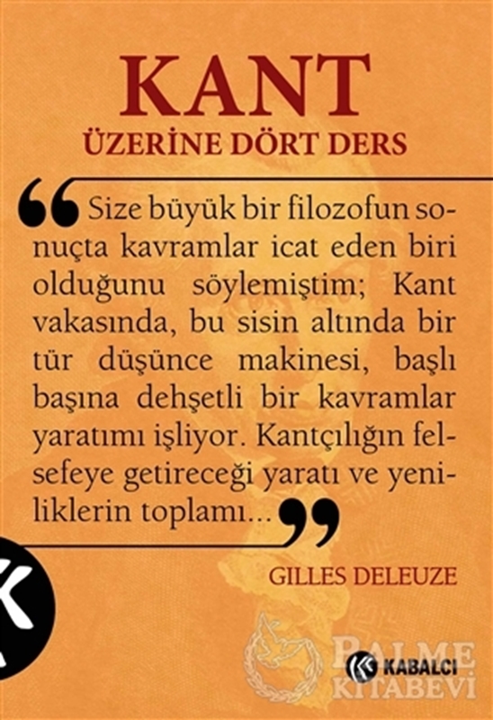 resm Kant Üzerine Dört Ders