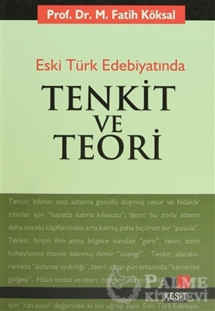 Resim Eski Türk Edebiyatında Tenkit ve Teori