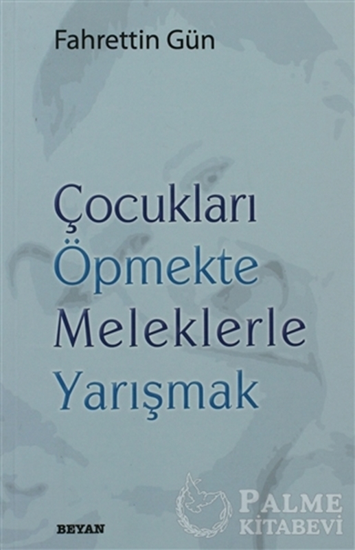 resm Çocukları Öpmekte Meleklerle Yarışmak