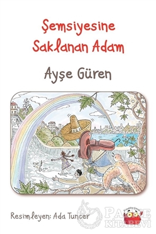 resm Şemsiyesine Saklanan Adam