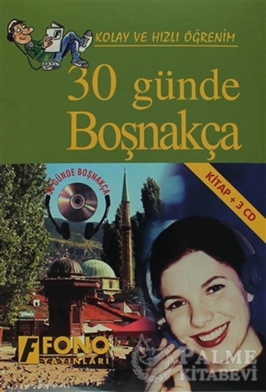 resm 30 Günde Boşnakça (kitap + 3 CD)