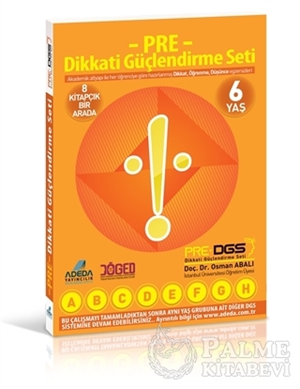 resm Adeda - PRE Dikkati Güçlendirme Seti  Anasınıfı 6 Yaş