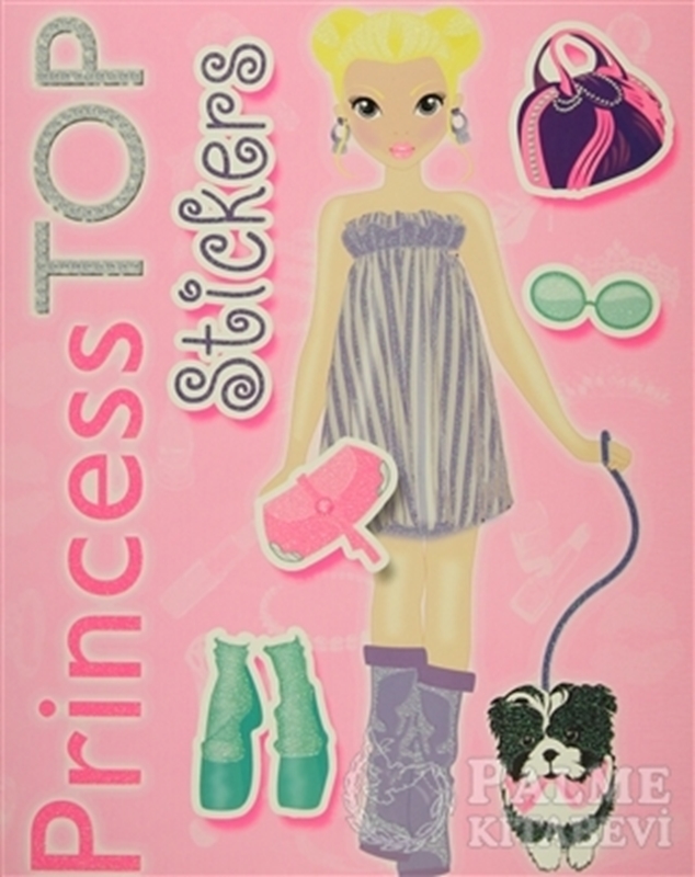 resm Princess Top Stickers (Pembe)