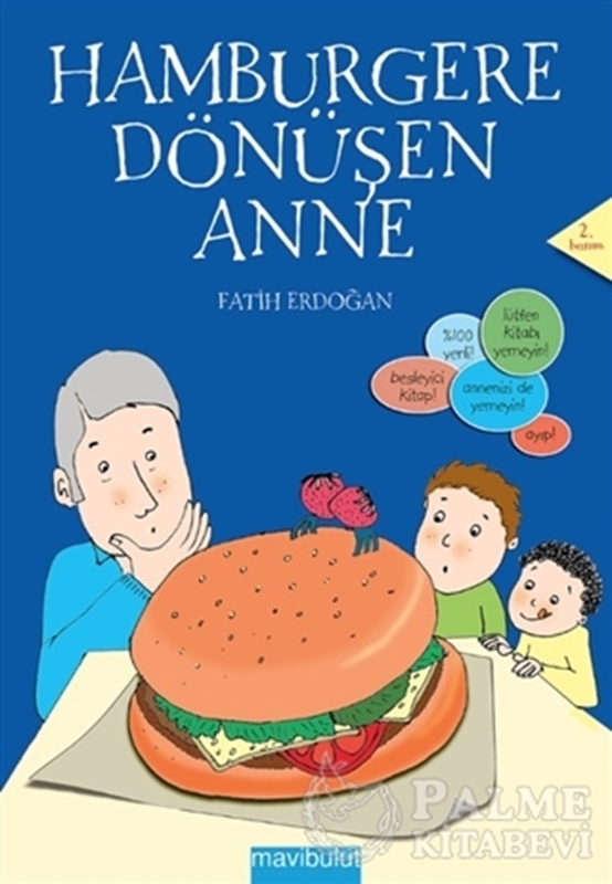 resm Hamburgere Dönüşen Anne