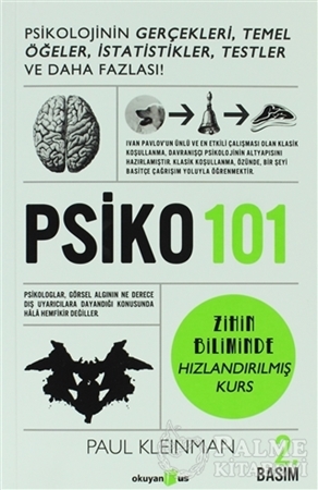 Resim PSİKO 101:Psikolojinin Gerçekleri, Temel Öğeler, İstatistikler, Testler ve Daha Fazlası!