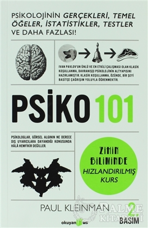 resm PSİKO 101:Psikolojinin Gerçekleri, Temel Öğeler, İstatistikler, Testler ve Daha Fazlası!