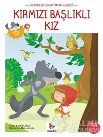 Resim Kırmızı Başlıklı Kız (Çıkartmalarla)