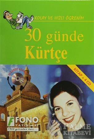 Resim 30 Günde Kürtçe (Kitap + 4 Cd)