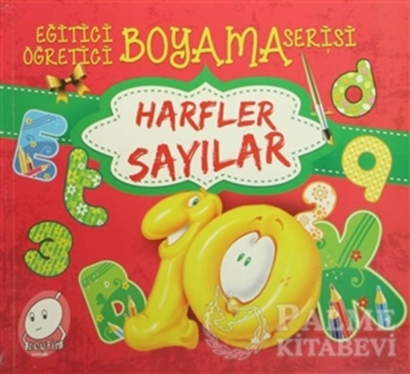 resm Eğitici Öğretici Boyama Serisi: Harfler Sayılar