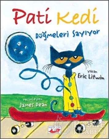 Resim Pati Kedi Düğmeleri Sayıyor