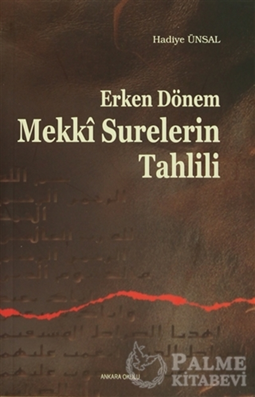 resm Erken Dönem Mekki Surelerin Tahlili