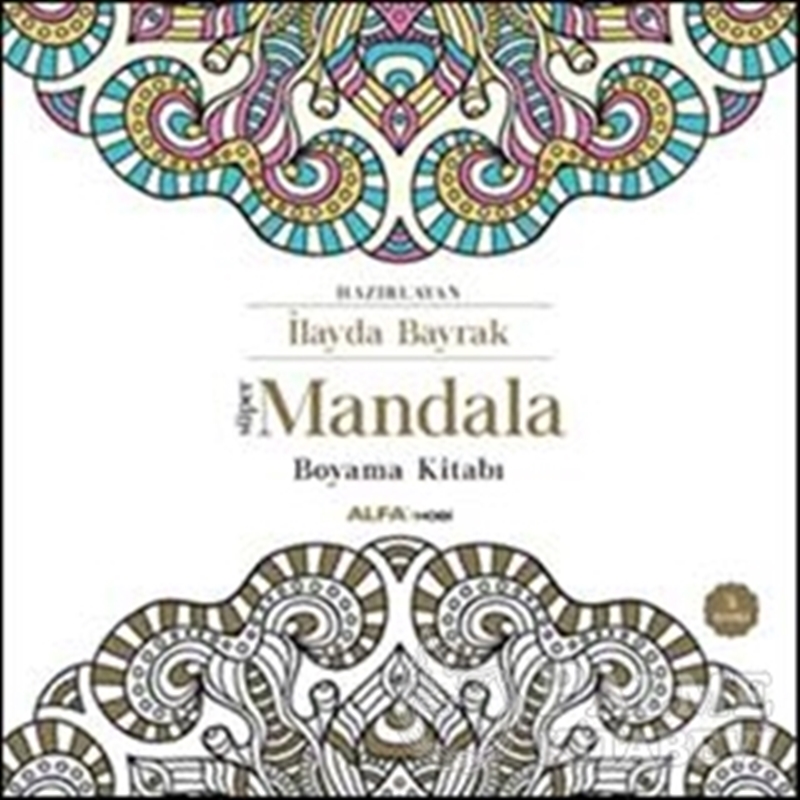 resm Süper Mandala Boyama kitabı