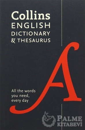 Resim Collins English Dictionary and Thesaurus (Fifth edition)