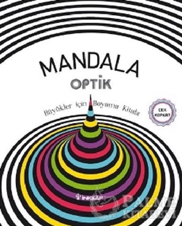 Resim Mandala Optik - Büyükler İçin Boyama Kitabı