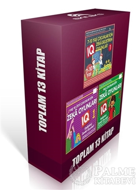 resm 6-12 Yaş ve Üstü Çocuklar İçin Zeka Geliştiren Oyunlar (13 Kitap)