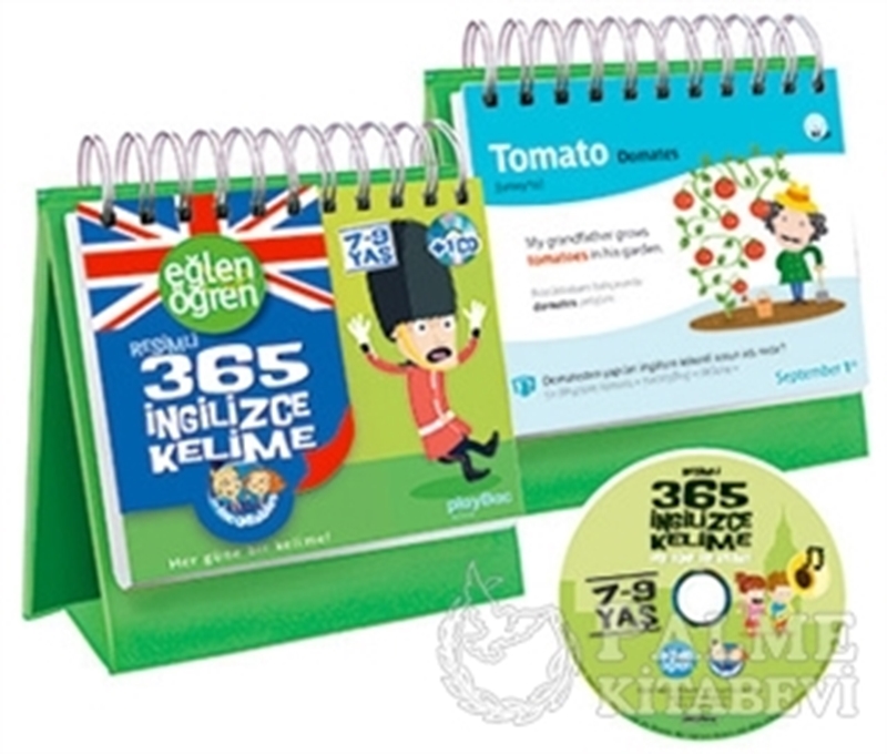 resm Eğlen Öğren Resimli 365 İngilizce Kelime 7-9 Yaş (CD'li)