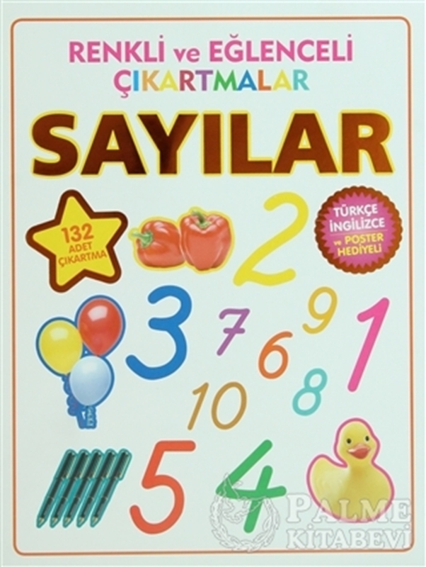 resm Renkli ve Eğlenceli Çıkartmalar - Sayılar (Numbers)